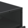 Schwarze Kommode Surchea 70x41x83,5cm (Holz)