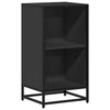 Schwarzes Bücherregal Adalber 40x35x76cm (Spanplatte)