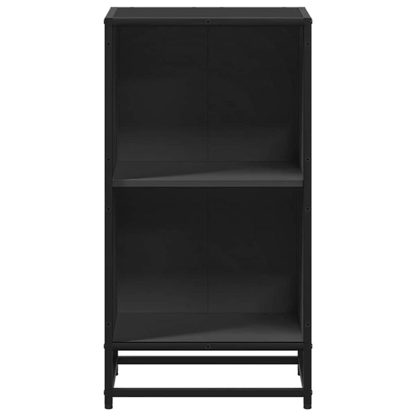 Schwarzes Bücherregal Adalber 40x35x76cm (Spanplatte)