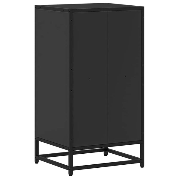 Schwarzes Bücherregal Adalber 40x35x76cm (Spanplatte)