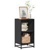 Schwarzes Bücherregal Adalber 40x35x76cm (Spanplatte)