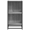 Harmaa kirjakaappi Adalber 40x35x76cm (engineered wood)