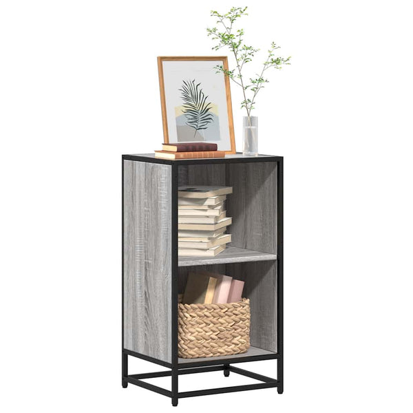 Harmaa kirjakaappi Adalber 40x35x76cm (engineered wood)