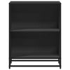 Schwarzes Bücherregal Adalber 60x30x71,5cm (Spanplatte)