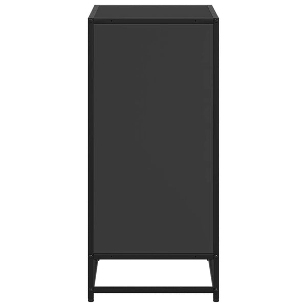 Schwarzes Bücherregal Adalber 60x30x71,5cm (Spanplatte)
