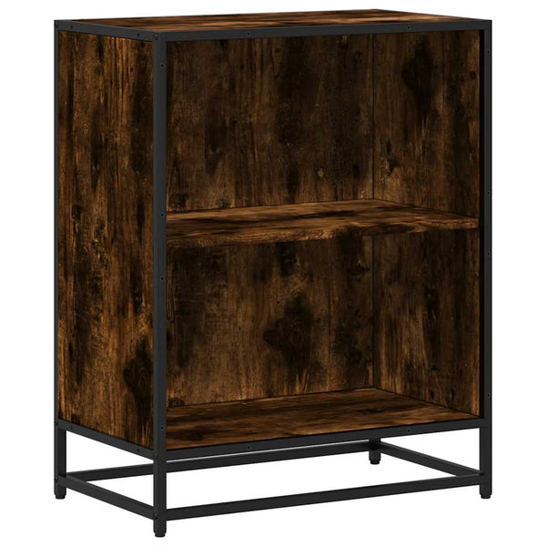 Bücherregal aus geräucherter Eiche Adalber 60x35x76cm (Holzwerkstoff)