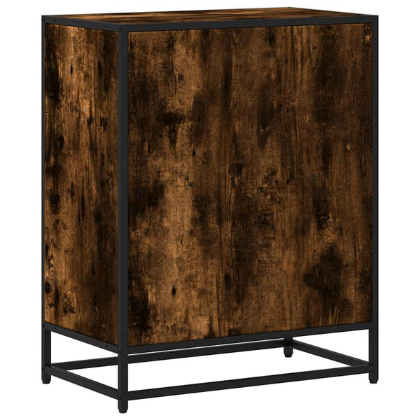 Bücherregal aus geräucherter Eiche Adalber 60x35x76cm (Holzwerkstoff)