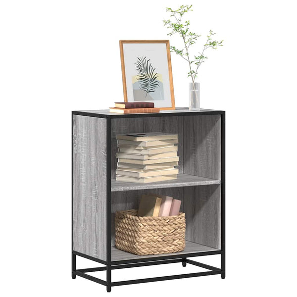 Harmaa kirjakaappi Adalber 60x35x76cm (engineered wood)