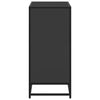 Schwarzes Bücherregal Adalber 80,5x35x76cm (Spanplatte)