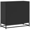 Schwarzes Bücherregal Adalber 80,5x35x76cm (Spanplatte)