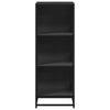 Schwarzes Bücherregal Adalber 40x35x107,5cm (Holzwerkstoff)