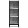 Harmaa kirjakaappi Adalber 40x35x107,5cm (engineered wood)