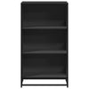 Schwarzes Bücherregal Adalber 60x35x107,5cm (Holzwerkstoff)