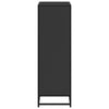 Schwarzes Bücherregal Adalber 60x35x107,5cm (Holzwerkstoff)