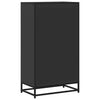 Schwarzes Bücherregal Adalber 60x35x107,5cm (Holzwerkstoff)