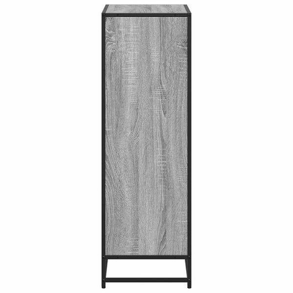 Graues Bücherregal Adalber 60x35x107,5cm (Holzwerkstoff)