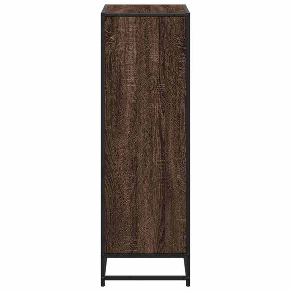 Brauner Bücherschrank Adalber 60x35x107,5cm (technisch hergestelltes Eichenholz)