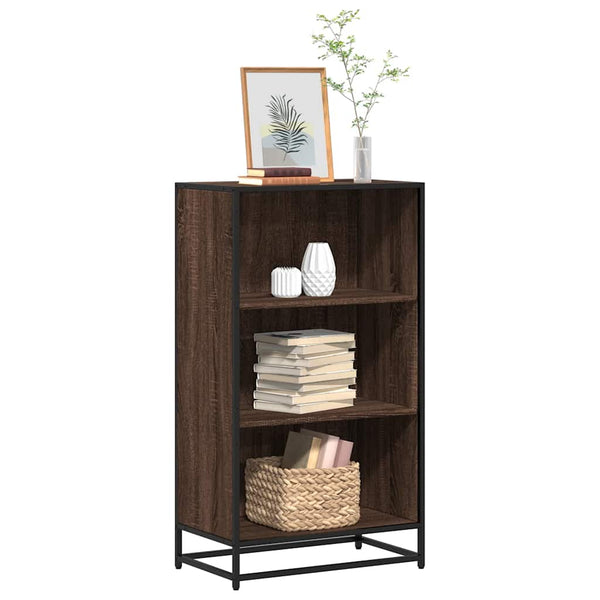 Brauner Bücherschrank Adalber 60x35x107,5cm (technisch hergestelltes Eichenholz)
