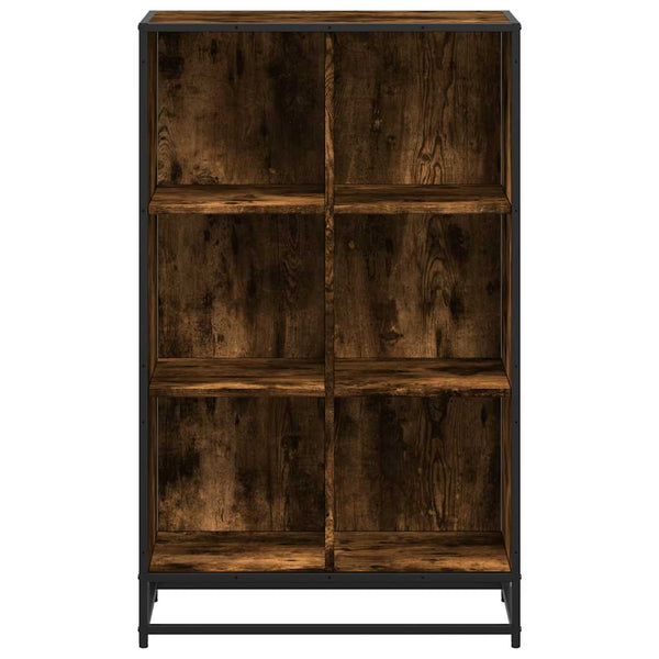 Bücherregal Romilia aus geräucherter Eiche 65,5x33x107,5cm (Holz)