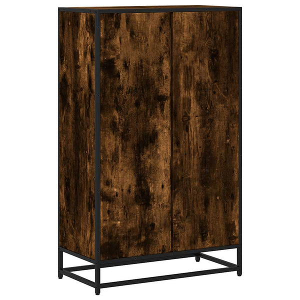 Bücherregal Romilia aus geräucherter Eiche 65,5x33x107,5cm (Holz)