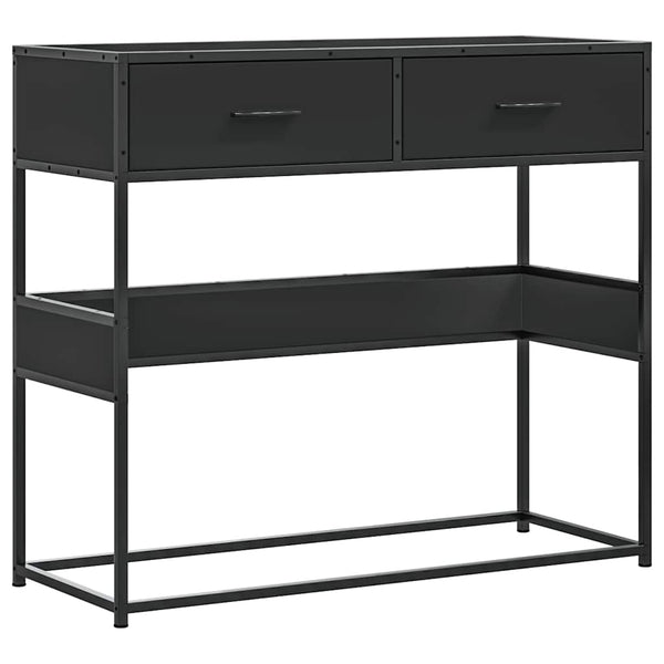 Musta konsolipöytä Georgette 90x35x80cm (puinen)