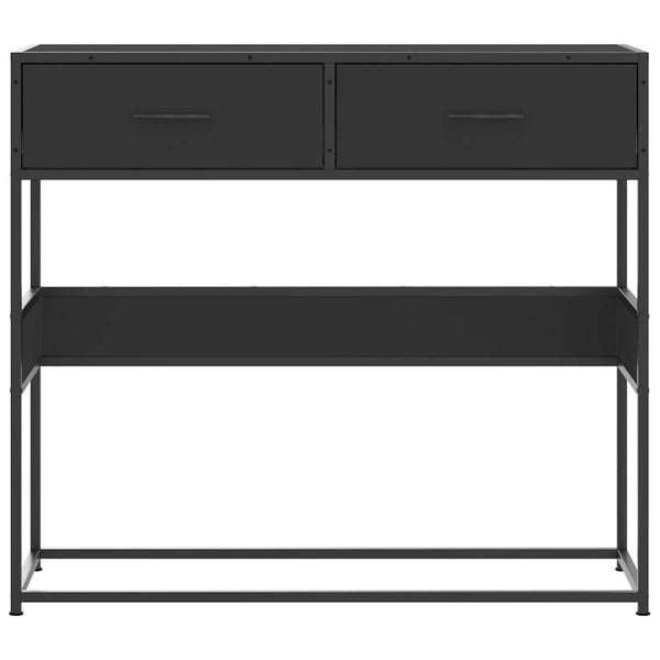 Musta konsolipöytä Georgette 90x35x80cm (puinen)