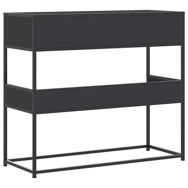 Musta konsolipöytä Georgette 90x35x80cm (puinen)