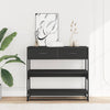 Schwarzer Konsolentisch Leona 90x35x80cm (Holz)