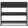Schwarzer Konsolentisch Leona 90x35x80cm (Holz)