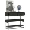 Schwarzer Konsolentisch Leona 90x35x80cm (Holz)