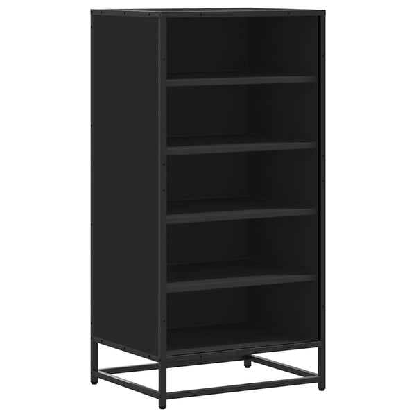 Schwarzer Schuhschrank Catana 48x38x97,5cm (Holz)
