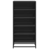 Schwarzer Schuhschrank Catana 48x38x97,5cm (Holz)