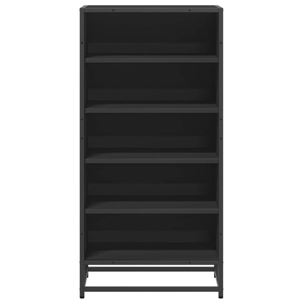 Schwarzer Schuhschrank Catana 48x38x97,5cm (Holz)