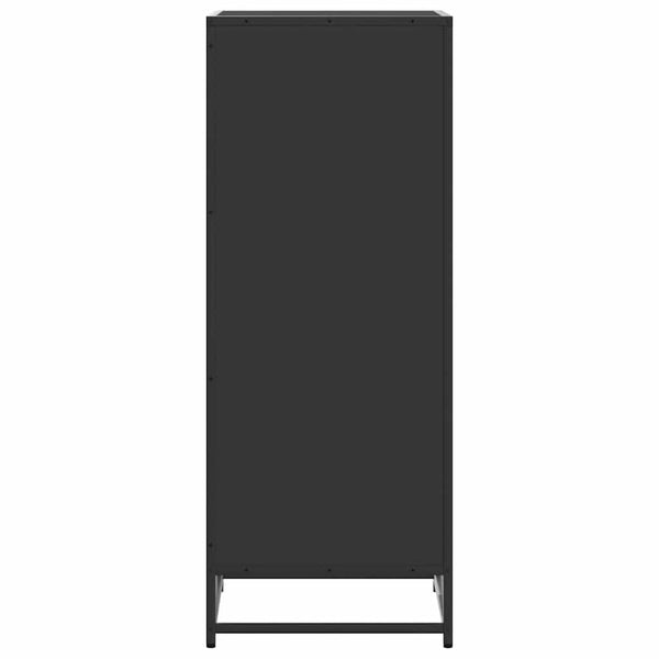 Schwarzer Schuhschrank Catana 48x38x97,5cm (Holz)