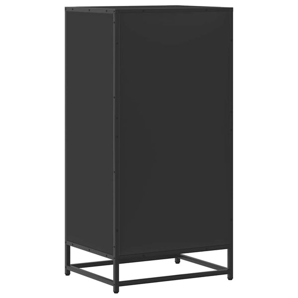 Schwarzer Schuhschrank Catana 48x38x97,5cm (Holz)