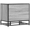 Graue Schuhbank Nejwed 60x40x53,5cm (Holz und Metall)