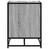 Graue Schuhbank Iosifa 80x40x53,5cm (Holz und Metall)