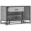 Graue Schuhbank Iosifa 80x40x53,5cm (Holz und Metall)