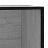 Graue Schuhbank Iosifa 80x40x53,5cm (Holz und Metall)