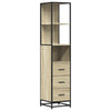 Waschtischunterschrank Steleiana Sonoma-Eiche 35x37,5x166cm (Holz)