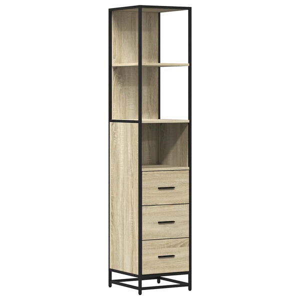 Waschtischunterschrank Steleiana Sonoma-Eiche 35x37,5x166cm (Holz)