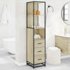Waschtischunterschrank Steleiana Sonoma-Eiche 35x37,5x166cm (Holz)