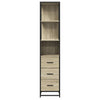 Waschtischunterschrank Steleiana Sonoma-Eiche 35x37,5x166cm (Holz)