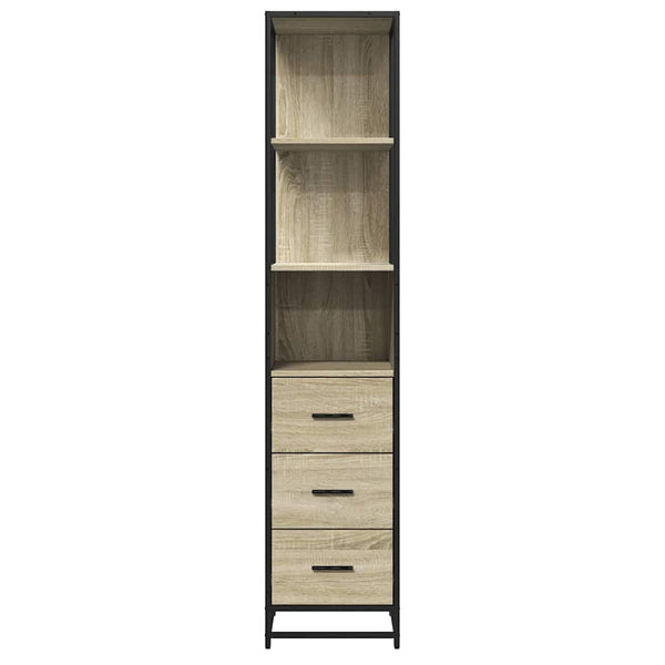 Waschtischunterschrank Steleiana Sonoma-Eiche 35x37,5x166cm (Holz)