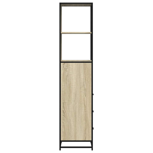 Waschtischunterschrank Steleiana Sonoma-Eiche 35x37,5x166cm (Holz)