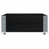 Schwarzer Blumenkasten Terese 100x50cm (Kiefer)