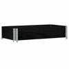 Schwarzer Blumenkasten Terese 100x50cm (Kiefer)