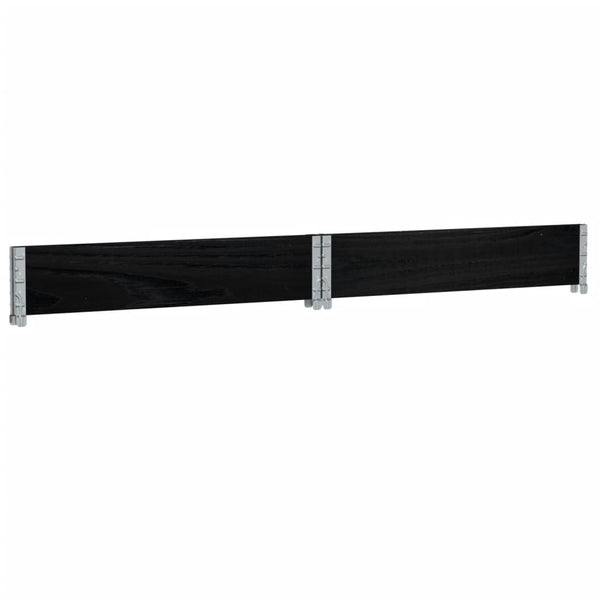 Schwarzer Blumenkasten Terese 100x100cm (Kiefer)