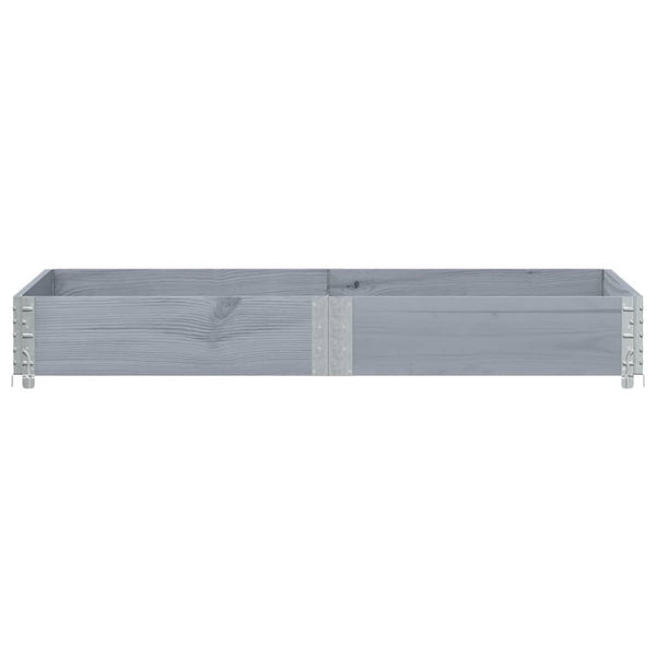 Grauer Blumenkasten Terese 150x50cm (Kiefer)
