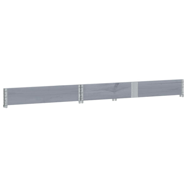 Grauer Blumenkasten Terese 150x50cm (Kiefer)